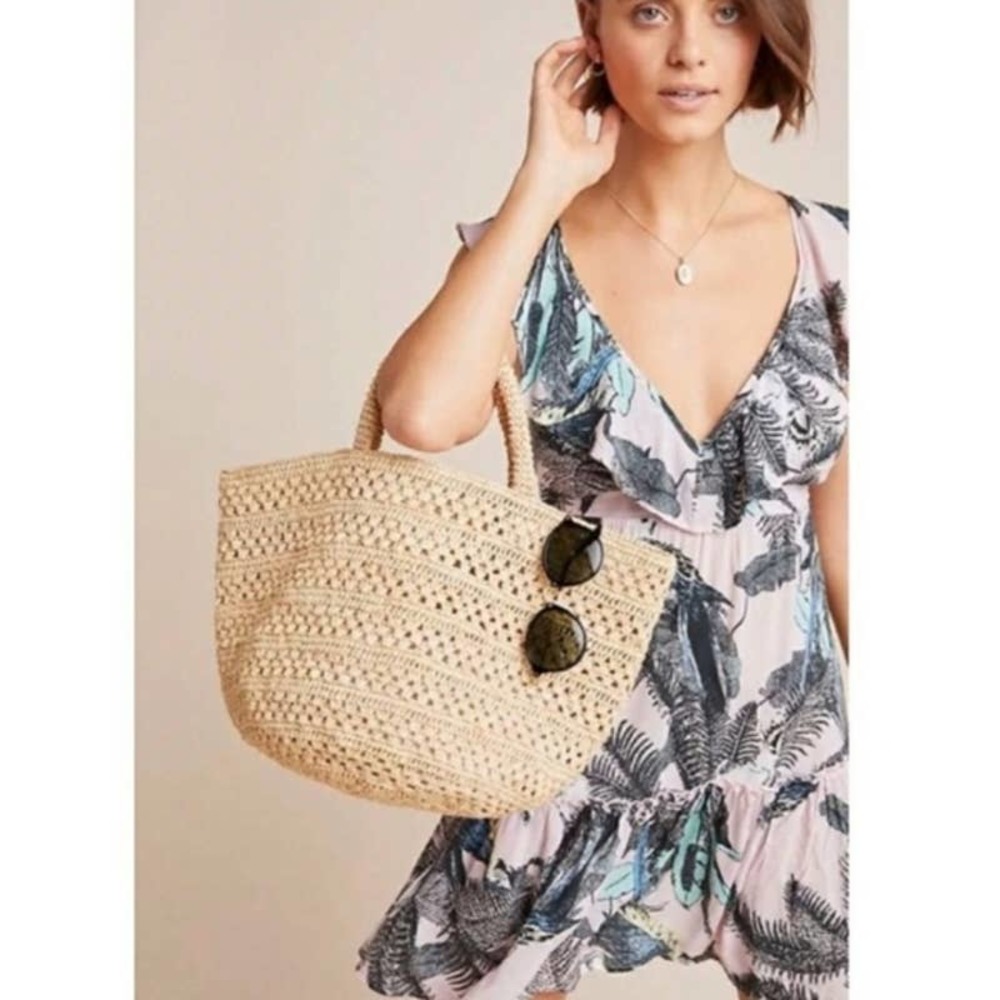 Maaji Anthropologie NWT Pink Floral Aster Dress M